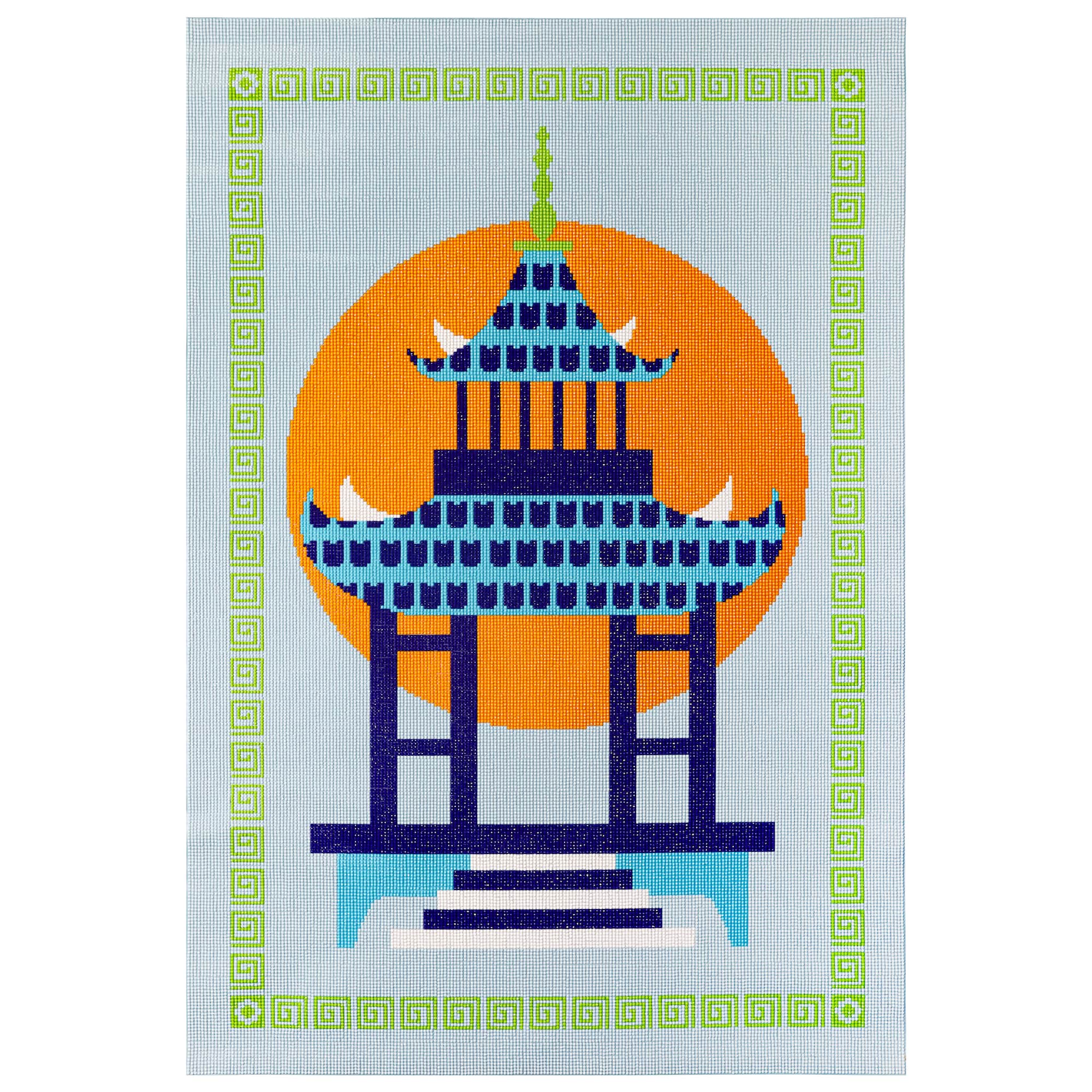 Jonathan Adler x Michaels 24" x 36" Pagoda Diamond Art Kit